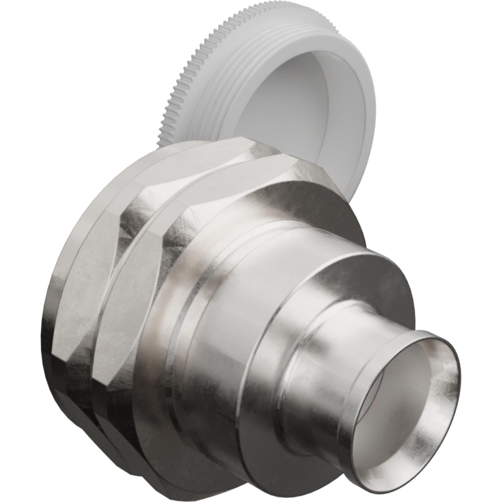 Molex-73134-0864 RF-Steckverbinder Conn 7/16 0Hz to 7.5GHz 50Ohm Solder ST Panel Mount PL Silver Carton