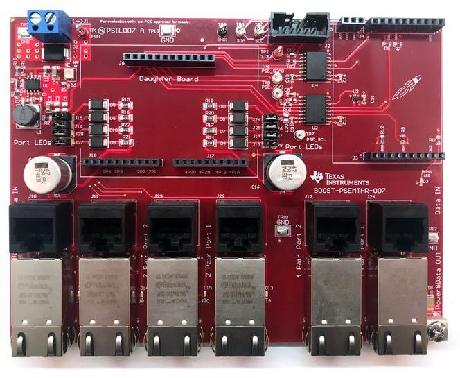 Texas Instruments-BOOST-PSEMTHR-007 Power Management Development Boards and Kits TPS23880 Power Over Ethernet Controller Evaluation Board