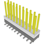 Conn Socket Strip SKT 20 POS 2.54mm Solder ST Bottom Entry SMD Tube