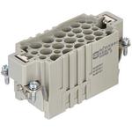 HARTING-09380363001 Steckverbinder, rechteckig Conn Rectangular M 18Power/18Signal POS Crimp ST Panel Mount