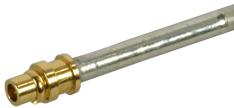 HUBER+SUHNER-11_MMPX-50-2-1/111_NE RF-Steckverbinder Conn MMPX 0Hz to 67GHz 50Ohm Solder ST Cable Mount M Gold Over Nickel Single