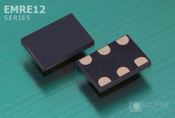 Ecliptek-EMRE12C1H-200.000M MEMS Oscillators Oscillator MEMS 200MHz ±100ppm (Stability) LVDS 60% 2.5V 6-Pin SMD Bulk