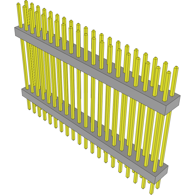 Samtec-TW-20-12-G-D-720-170 连接器插头及 PCB 插座 Conn Board Stacker HDR 40 POS 2mm Solder ST Top Entry Thru-Hole Bulk