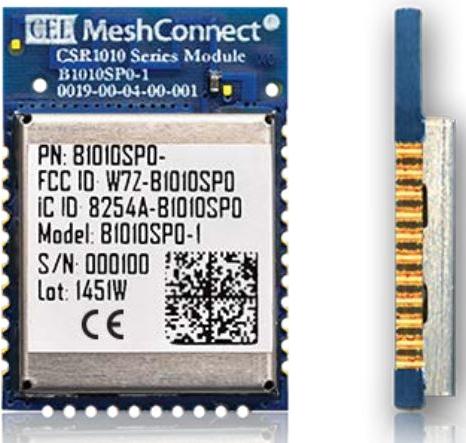 California Eastern Laboratories-B1010SP0-2-R Bluetooth Bluetooth v4.0 (BLE) SMART SOC Class II 33-Pin T/R