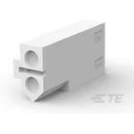 Conn Housing RCP 2 POS 6.3mm Crimp ST Cable Mount Natural Package