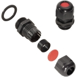 Weidmuller-1461140000 电缆配件 VG Exe 4J (Ex plastic cable gland 4J Exe), Cable glands, straight, M 20, 10 mm, OD min. 6 - OD max. 12 mm, IP54, IP66, IP67, IP68 - 5 bar (30 min.), Polyamide 6