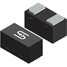 Taiwan Semiconductor-TESDH3V3B03P1Q0 ESD 抑制器 ESD Suppressor TVS Bi-Dir 3.3V 2-Pin DFN T/R