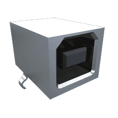 Samtec-USB-A-S-F-B-SM1 Connector USB Conn USB 2.0 Type A RCP 4 POS 2.5mm/2mm Solder RA SMD 4 Terminal 1 Port Tray