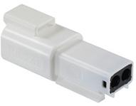 Molex-93444-1106 Einzeladersteckverbinder, Gehäuse Conn Housing RCP 2 POS Crimp ST Cable Mount White Bag