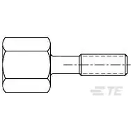 TE Connectivity-5552657-1 连接器配件 Connector Accessories Mounting Screw Straight Zinc Yellow Chromate Over Steel Package