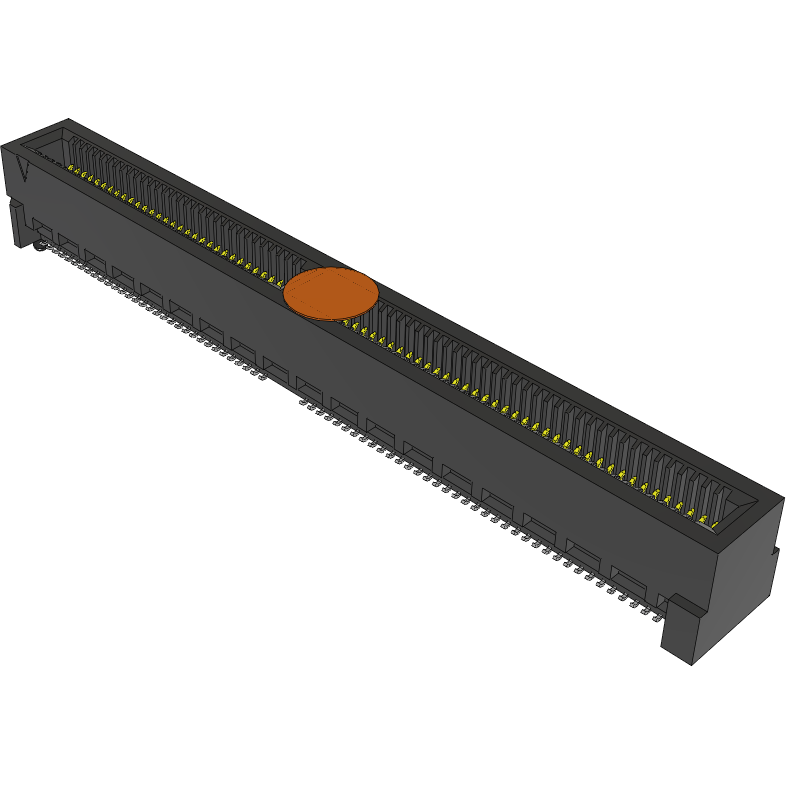 Samtec-HSEC8-170-03-S-DV-A-K-TR Estremità scheda connettore Conn Card Edge SKT 140 POS 0.8mm Solder ST SMD EDGE RATE™ T/R