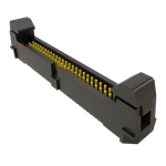 Conn Ejector Header HDR 50 POS 1.27mm Solder ST Top Entry Thru-Hole Tube