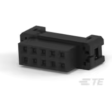 TE Connectivity-1-111626-7 Steckverbinderleisten und Leiterplattenbuchsen Conn IDC Connector F 10 POS 2mm IDT RA Side Entry Cable Mount Tray