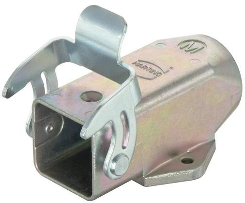 HARTING-09620031250 Schrumpfbalgenadapter Surface Mount Housing 180° 3A Shell Size Zinc Die Cast Single Lock