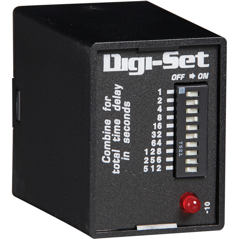 Littelfuse-TDIL24DL Time Delay Relays Time Delay Relay 24/28VDC 8A DPDT(60.33x44.45x104.78)mm Socket