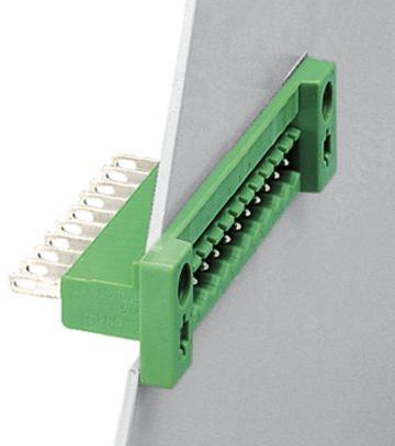 PHOENIX CONTACT-DFK-MSTB 2.5/ 3-G 连接器插头及 PCB 插座 Conn Shrouded Header (4 Sides) HDR 3 POS 5mm Solder Lug ST Wall Mount Cardboard