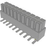 Conn Isolated Power Socket Strip SKT 20Power POS 2.54mm Solder ST Top Entry SMD Mini Mate® Tube