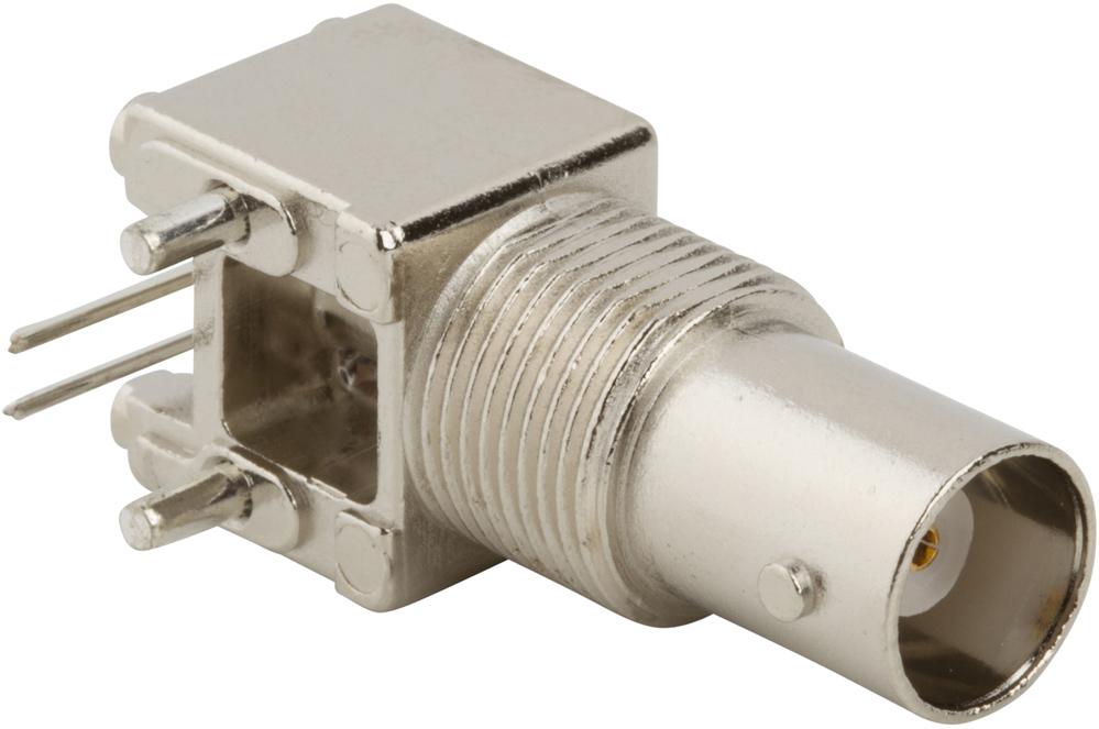 Amphenol RF-031-5637 Connector RF Conn BNC 0Hz to 1GHz 50Ohm Solder RA Thru-Hole RCP Gold