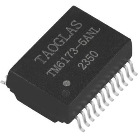 taoglas-TM6173-5ANL 电信变压器 Telecom Transformer 1CT:1CT 24 Terminal Gull Wing SMD