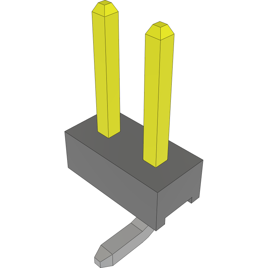 Samtec-TMM-102-06-F-S-SM Cabezales del conector y receptáculos PCB Conn Unshrouded Header HDR 2 POS 2mm Solder ST Top Entry SMD Bulk