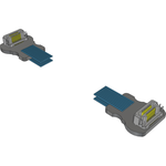 Cable Assembly Coaxial 0.457m 38AWG Board to Board to Board to Board F/M-F/M Razor Beam™ Bag