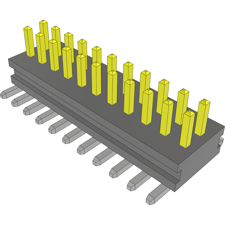 Samtec-FTMH-111-03-L-DV-A Connector Headers and PCB Receptacles Conn Unshrouded Header HDR 22 POS 1mm Solder ST Top Entry SMD Tube