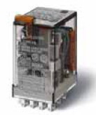 Finder-55.34.9.012.0040 Sonstige Relais Electromechanical Relay 12VDC 140Ohm 15A 4PDT(27.7x20.7x42.8)mm Socket General Purpose Relay
