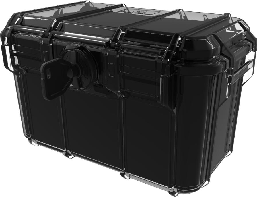 Serpac Electronic Enclosures-SE59,CL Cajas, compartimentos y anaqueles Clear Polycarbonate Protective Micro Case with Padded Liner