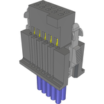 Cable Assembly Discrete Wire 0.228m 28AWG Socket Strip 10 POS SKT Crimp TIGER EYE™ Layer
