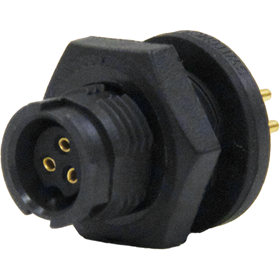 Switchcraft-EN2P3F20 Connettore circolare Conn Circular SKT 3 POS Crimp/Solder ST Panel Mount 3 Terminal 1 Port Bulk