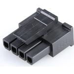 Conn Housing RCP 4 POS 3mm Crimp ST Cable Mount Black Micro-Fit 3.0 Bag