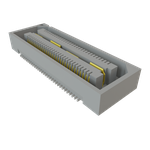 Conn Micro High Speed Socket Strip SKT 60 POS 0.5mm Solder ST Top Entry SMD Q Strip® Tray