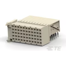 TE Connectivity-100161-1 Blackplane del conector Conn Hard Metric RCP 55 POS 2mm Solder RA Thru-Hole Tube