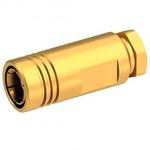Conn SMB 0Hz to 4GHz 50Ohm Clamp ST Cable Mount PL Gold Over Nickel