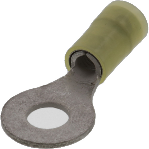 Molex-19073-0231 Steckverbinderanschlüsse Ring Tongue Terminal 10-12AWG Copper Yellow 34.6mm Electro Tin Avikrimp™ Carton