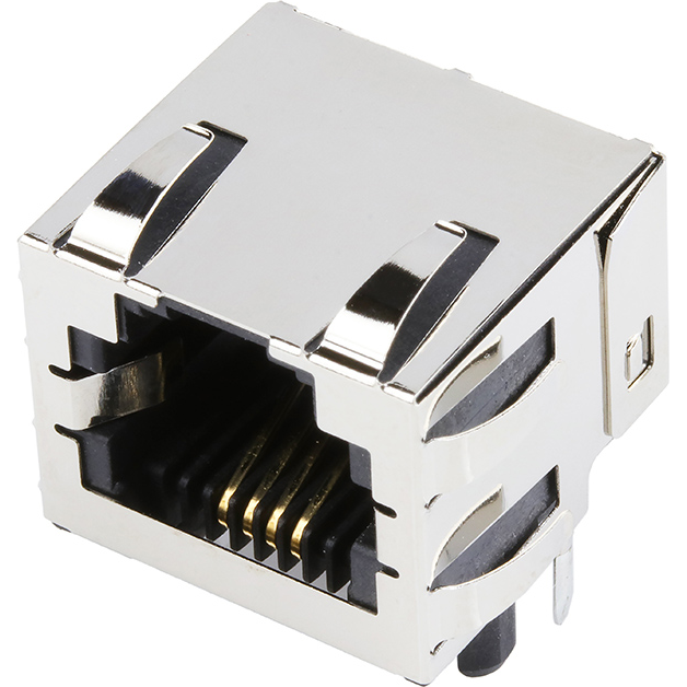 Molex-0438600006 Steckverbinder, Telefon und Telekommunikation Conn RJ-11 RCP 6 POS 1.02mm Solder RA Thru-Hole 4 Terminal 1 Port Cat 3 Tray