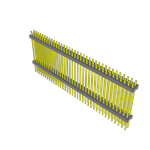 Conn Board Stacker HDR 72 POS 2.54mm Solder ST Top Entry Thru-Hole Bulk