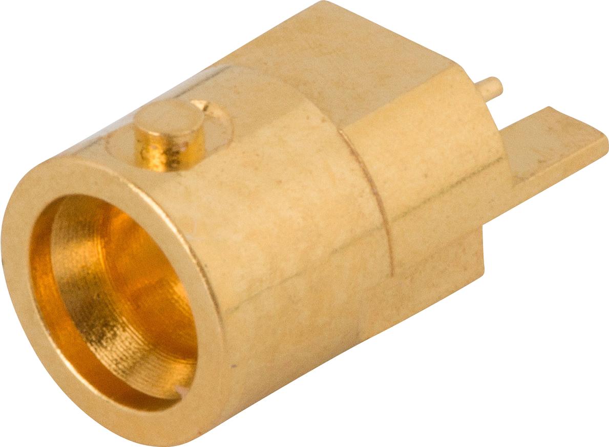 Amphenol SV Microwave-3211-60118 RF-Steckverbinder Conn SMPM 0Hz to 65GHz 50Ohm Solder ST Edge Mount PL Gold Over Nickel Tray
