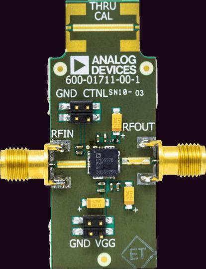 Analog Devices-EV1HMC637BPM5  HMC637BPM5E RF Amplifier Evaluation Board