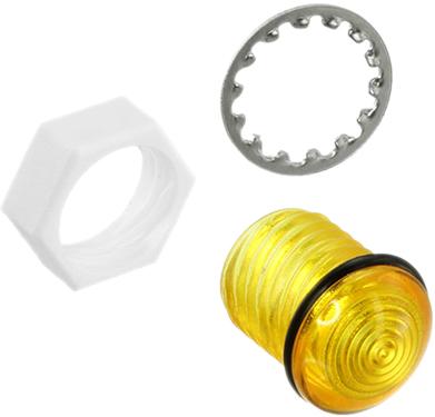 VCC (Visual Communications Company, LLC)-CMS_442_ATP Optical Lenses Round Optical Lens Amber Polycarbonate