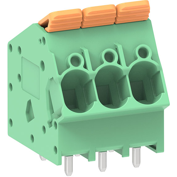Molex-2213910003 Steckverbinder, Klemmenblöcke Conn Terminal Block 3 POS 7.5mm Solder 35° Thru-Hole 40A/Contact