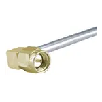 Conn SMA 0Hz to 18GHz 50Ohm Solder RA Cable Mount M Gold Over Nickel Bulk