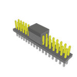 Conn Unshrouded Header HDR 34 POS 1.27mm Solder ST Top Entry Thru-Hole Tube