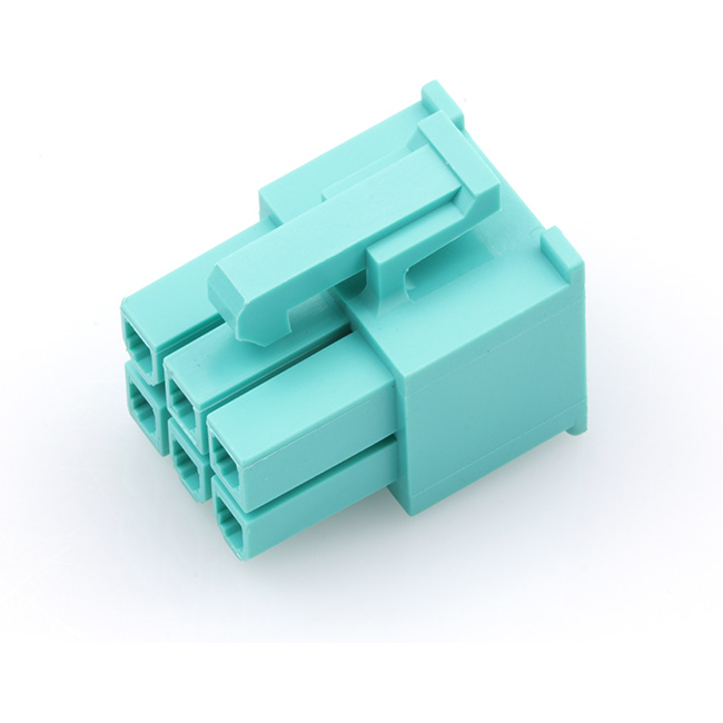 Molex-0469920630 分立接线罩连接器 Conn Housing RCP 6 POS 4.2mm Crimp ST Cable Mount Green Bag