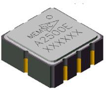 MEMSIC-MXA2500EL Beschleunigungsmesser Ultra Low Noise, Offset Drift ±1 g Dual Axis Accelerometer with Analog Outputs