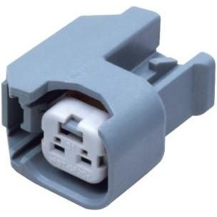 Delphi-15419715-B Einzeladersteckverbinder, Gehäuse Conn Housing RCP 2 POS Crimp ST Cable Mount Gray