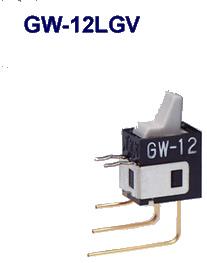 NKK Switches-GW-12LGV Switch Rocker Switch Rocker ON None ON SPDT PC Pins Paddle 0.1A 28VAC 28VDC 0.4VA 50000Cycles