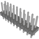 Conn Unshrouded Header HDR 20 POS 2.54mm Solder ST Top Entry Thru-Hole Bulk