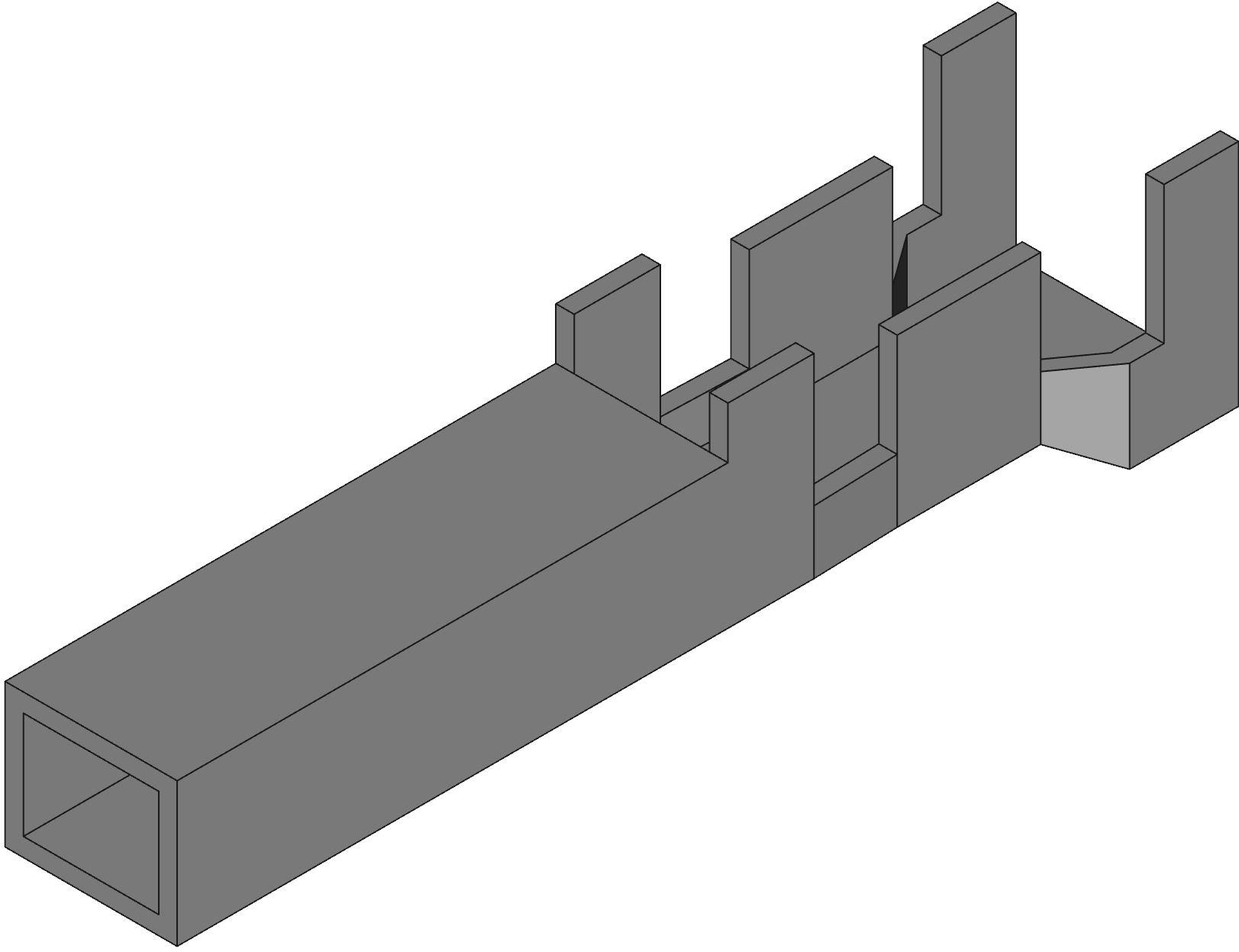 JST Manufacturing-SF3F-41GF-P2.0 Contact de raccordement Contact SKT Crimp ST Cable Mount 16-20AWG Strip