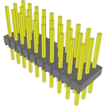 Conn Unshrouded Header HDR 30 POS 2.54mm Solder ST Top Entry Thru-Hole Bulk